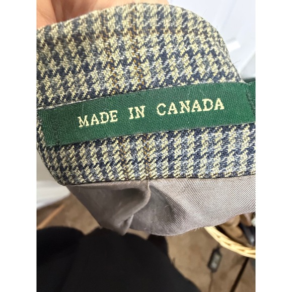 Vintage Lauren Ralph Lauren Men's Houndstooth Blazer Sport Coat Size 46L - Picture 8 of 10